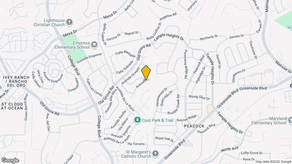 1608 Avenida Andante Map and Location Details