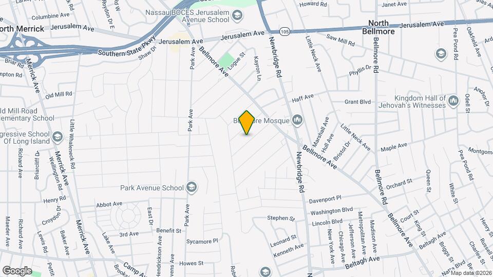 2327 Cleveland St Map and Location Details