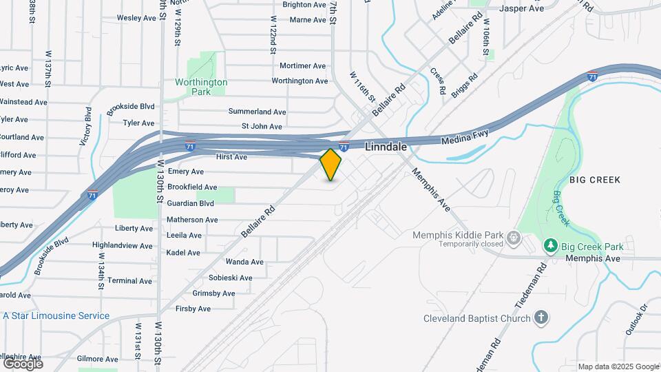 11702 Brookfield Ave Map and Location Details