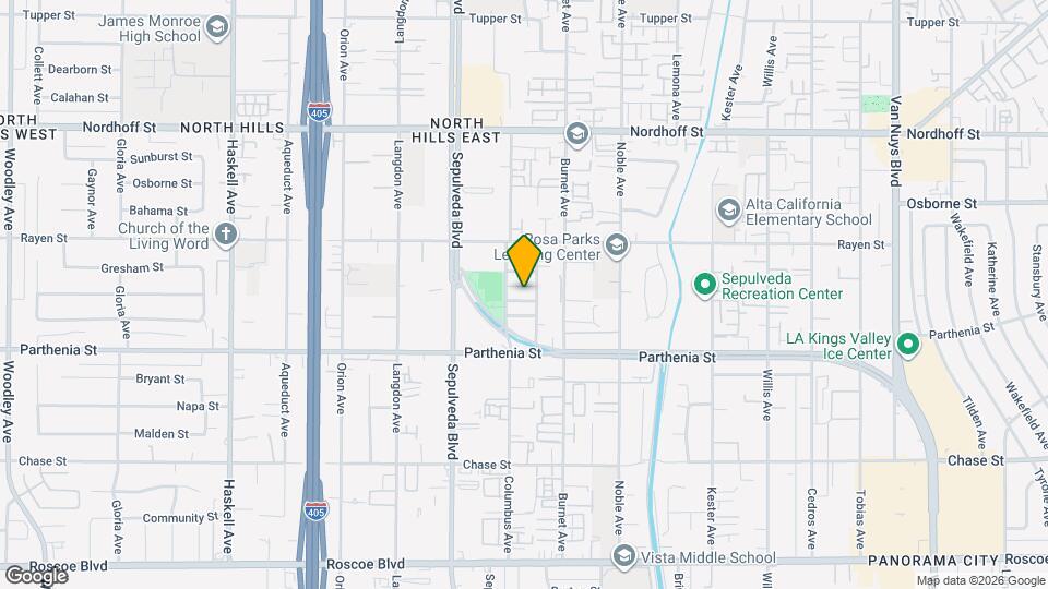 15241 Acre St, Unit Unit C Mapa y Detalles de la Ubicación