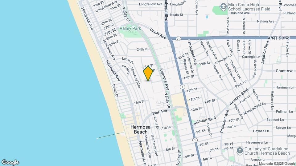 1807 Valley Park Ave Map and Location Details