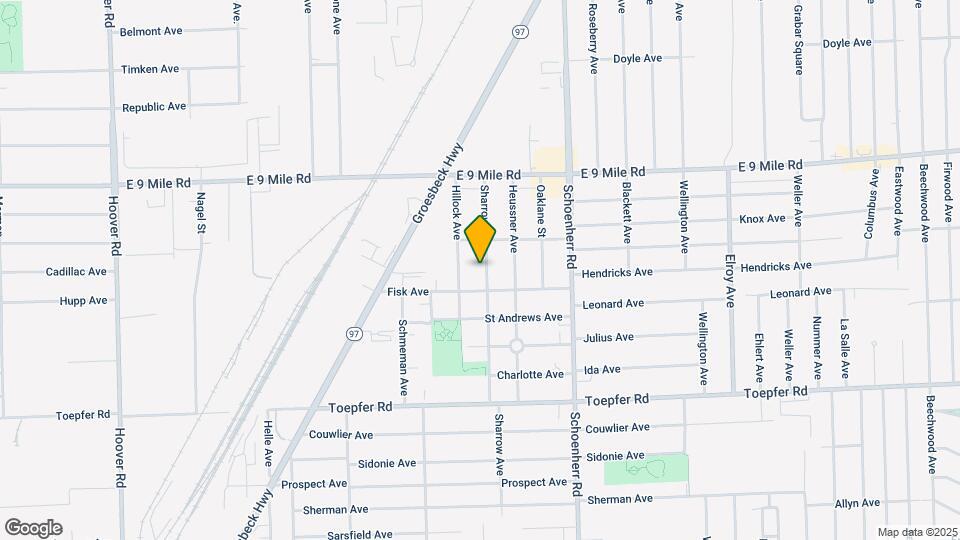 22507 Sharrow Ave Map and Location Details
