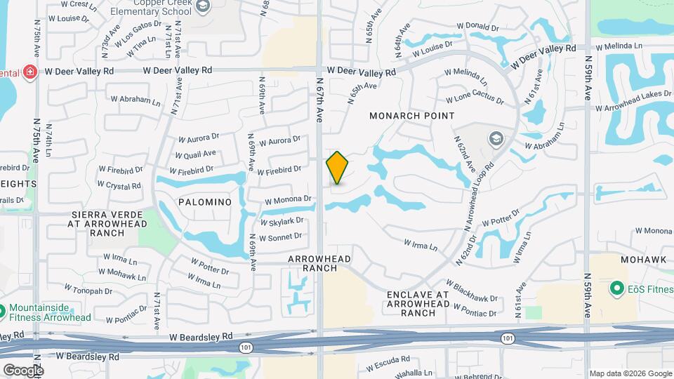 6660 W Monona Dr Map and Location Details