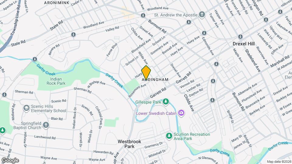 4419 Rosemont Ave Map and Location Details