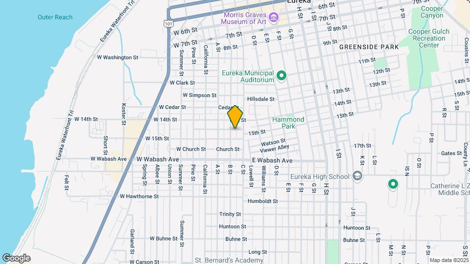 1441 B St Map and Location Details