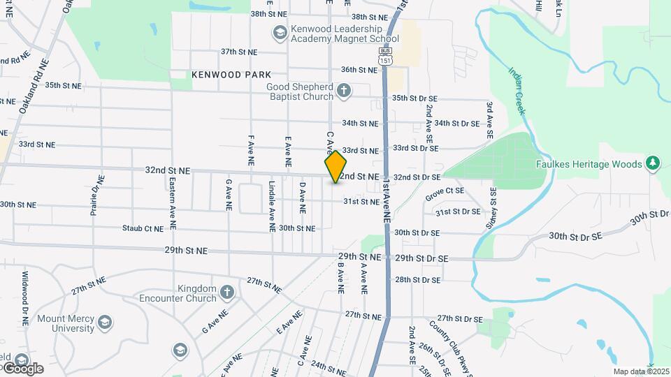 309 32nd St NE Map and Location Details