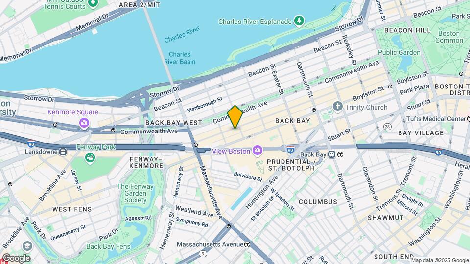 290 Newbury St-Unit -Apt 3F Mapa y Detalles de la Ubicación