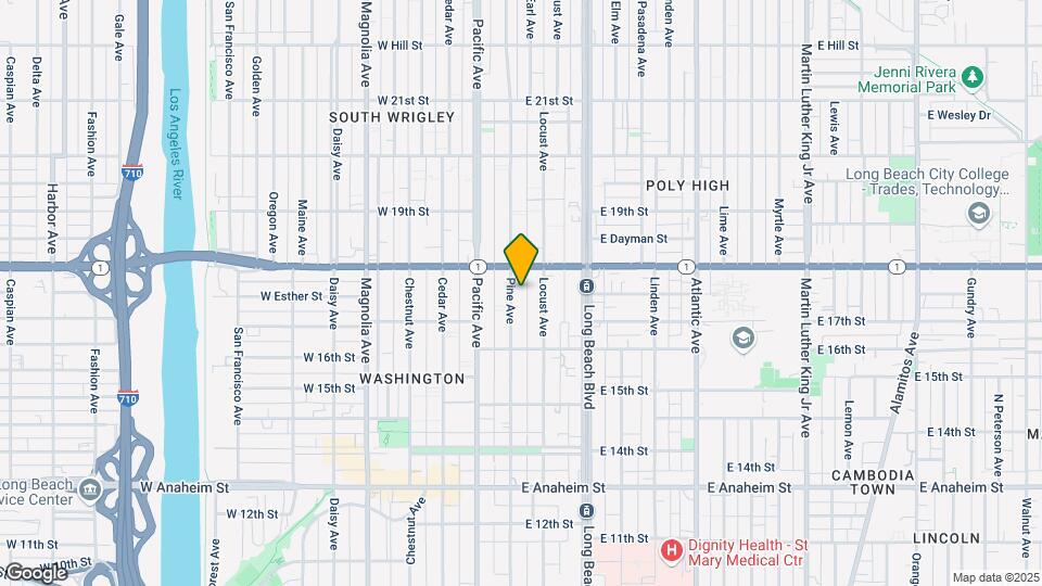 1754 Pine St Mapa y Detalles de la Ubicación