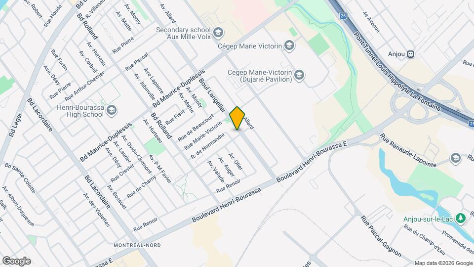 11540 Langelier Boul Map and Location Details