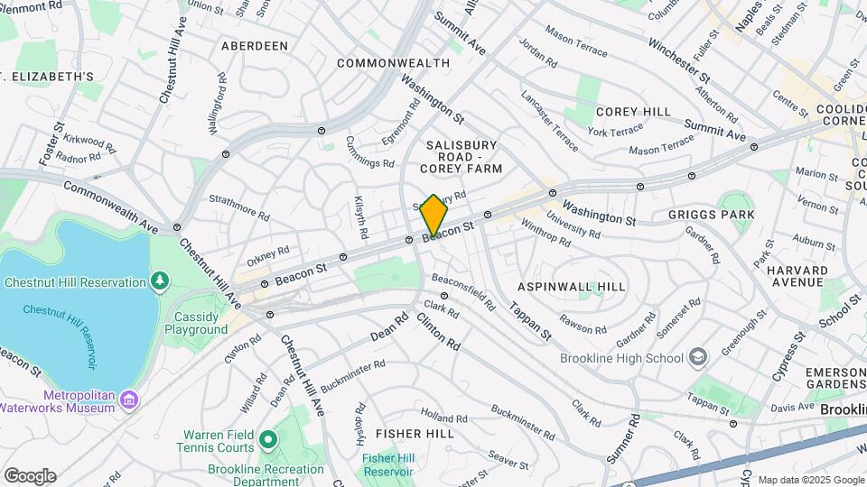 1753 Beacon St, Unit 809 Map and Location Details