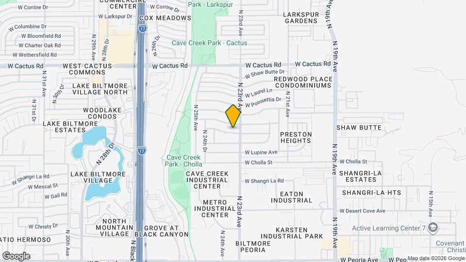 2314 W Sierra St Map and Location Details