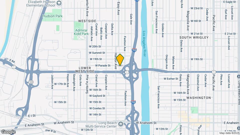 1340 W Parade St Map and Location Details