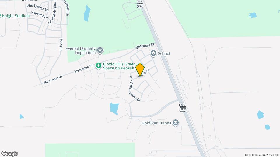 2513 Ponca Dr Map and Location Details