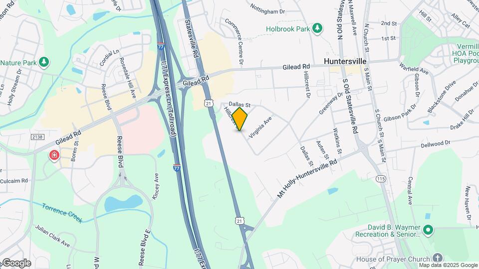 405 Hillcrest Dr Map and Location Details