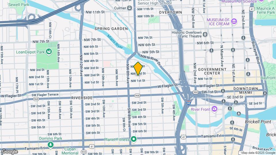 120 NW 7th Ave Map and Location Details