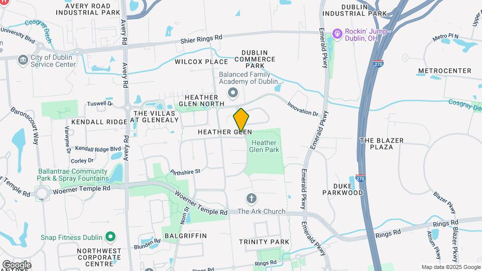 5868 Northcliff Blvd Map and Location Details