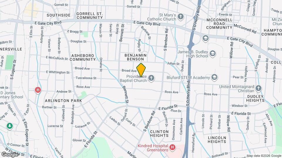 1013 Tuscaloosa St Map and Location Details