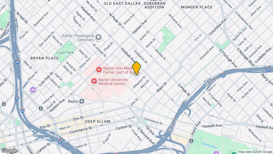 420 N Hill Ave Map and Location Details