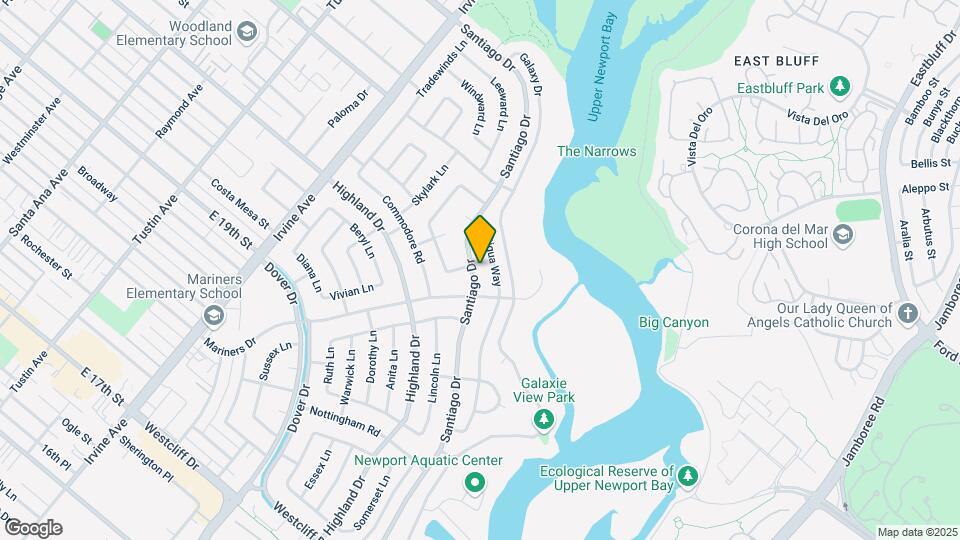 1542 Santiago Dr Map and Location Details