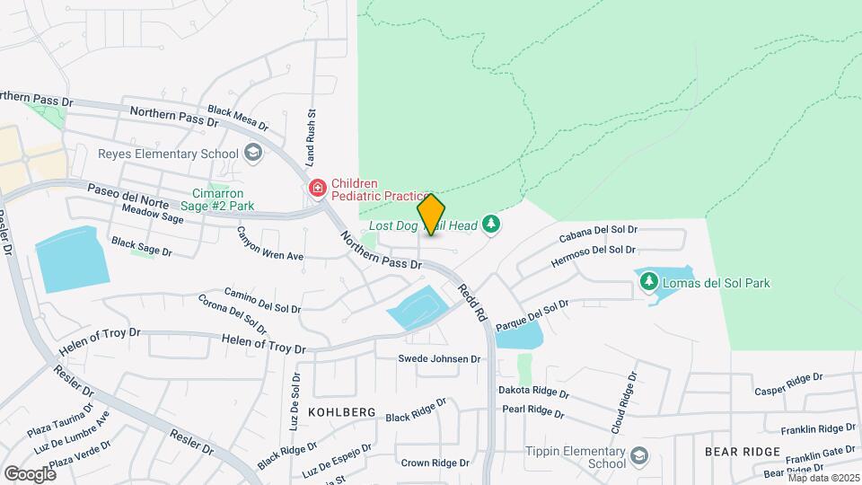 6837 Cactus Thrush Drive Map and Location Details