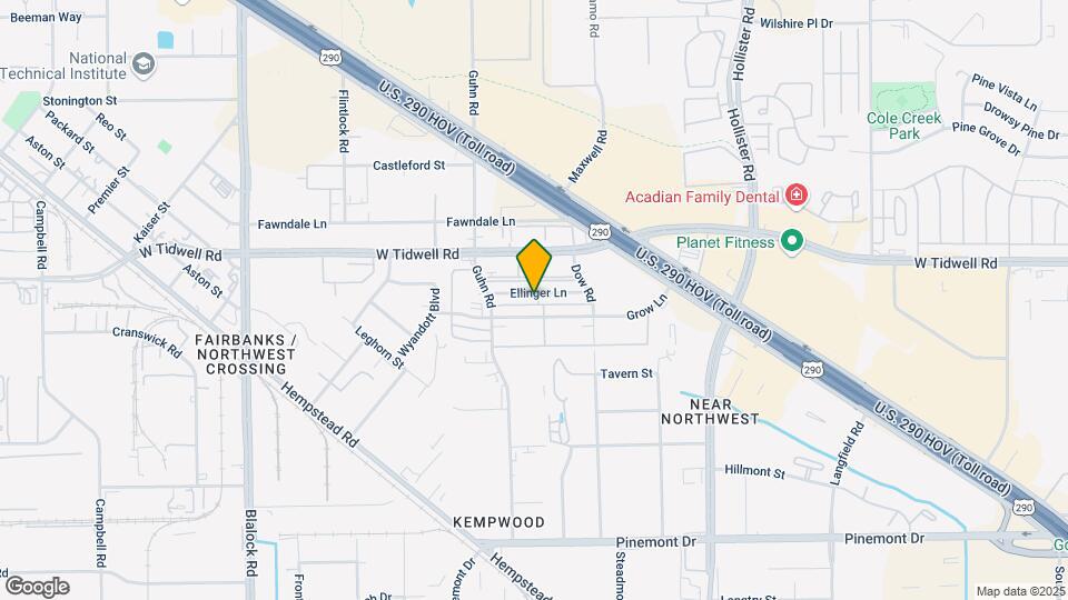 8007 Ellinger Ln Map and Location Details