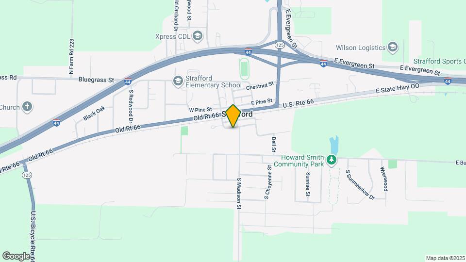 108 W Olive St Map and Location Details