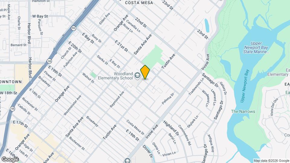 2057 Tustin Ave Mapa y Detalles de la Ubicación