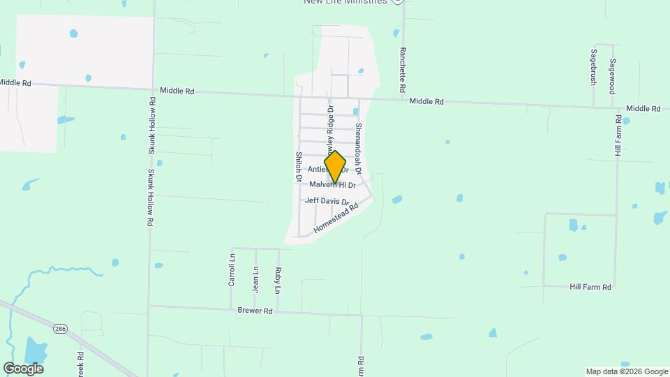 3415 Malvern Hill Rd Map and Location Details