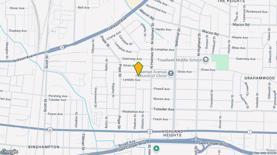 3226 Lyndale Ave Map and Location Details