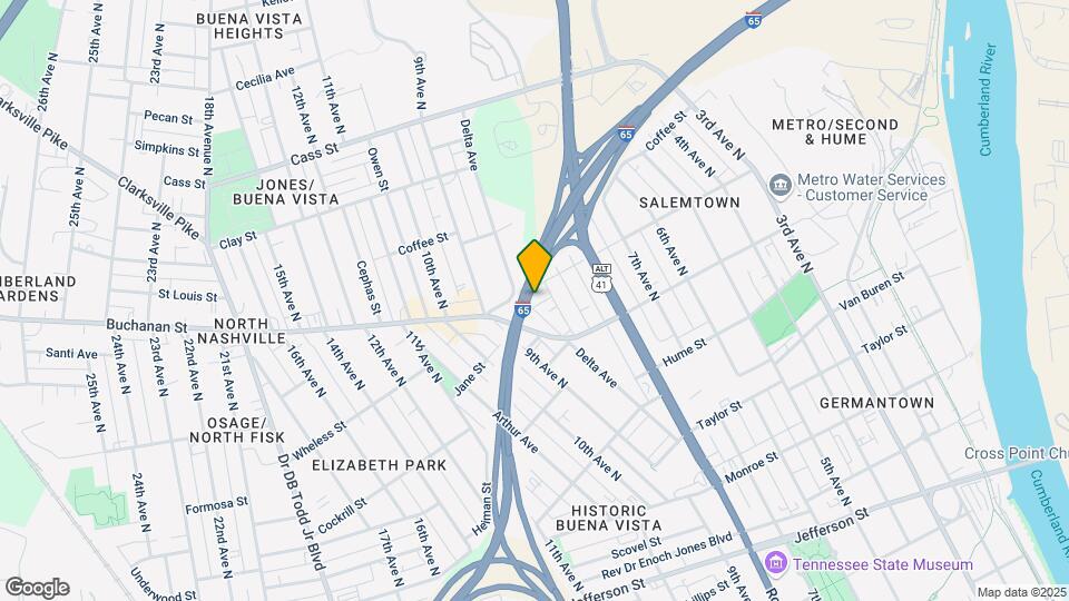 717 Tral St Map and Location Details