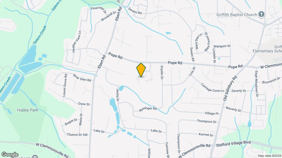 1905 Winding Ridge Ct Map and Location Details