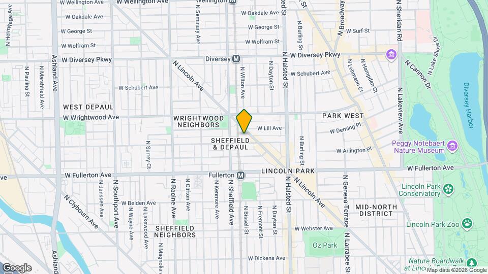 2518 N Lincoln Ave Mapa y Detalles de la Ubicación