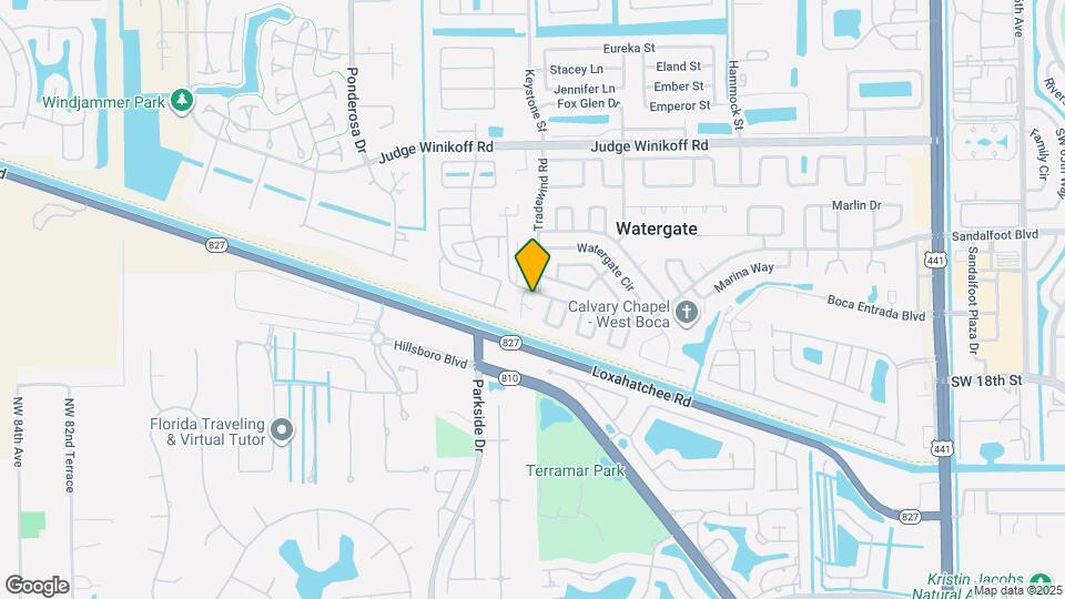 12002 SW Sandalfoot Blvd Map and Location Details