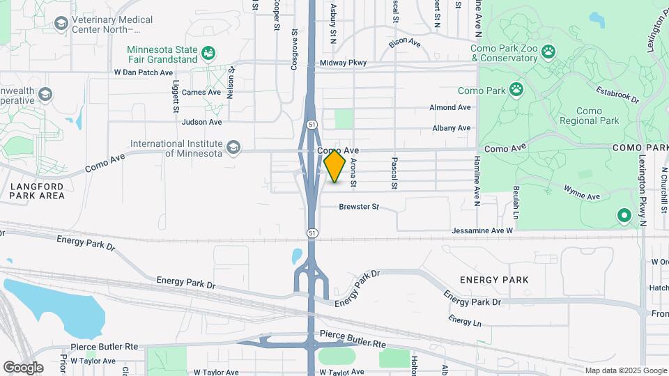 1547 Wynne Ave Mapa y Detalles de la Ubicación