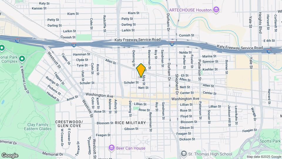 1328 Studer St Map and Location Details