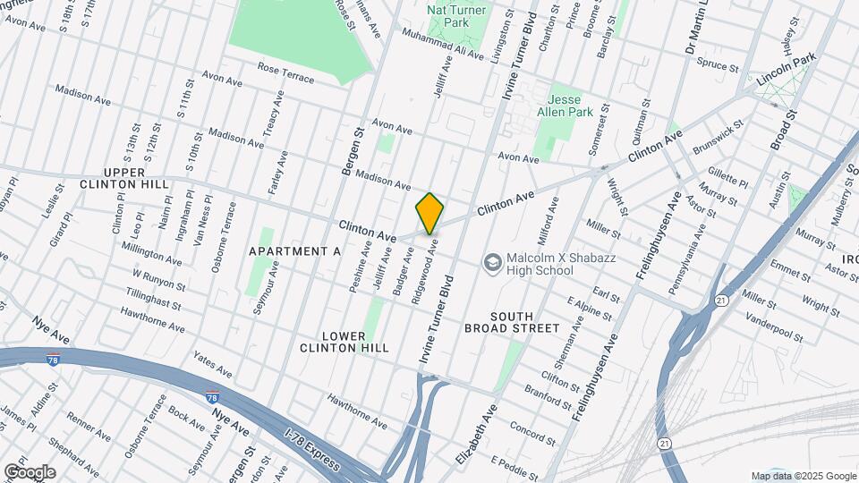 89 Ridgewood Ave Map and Location Details