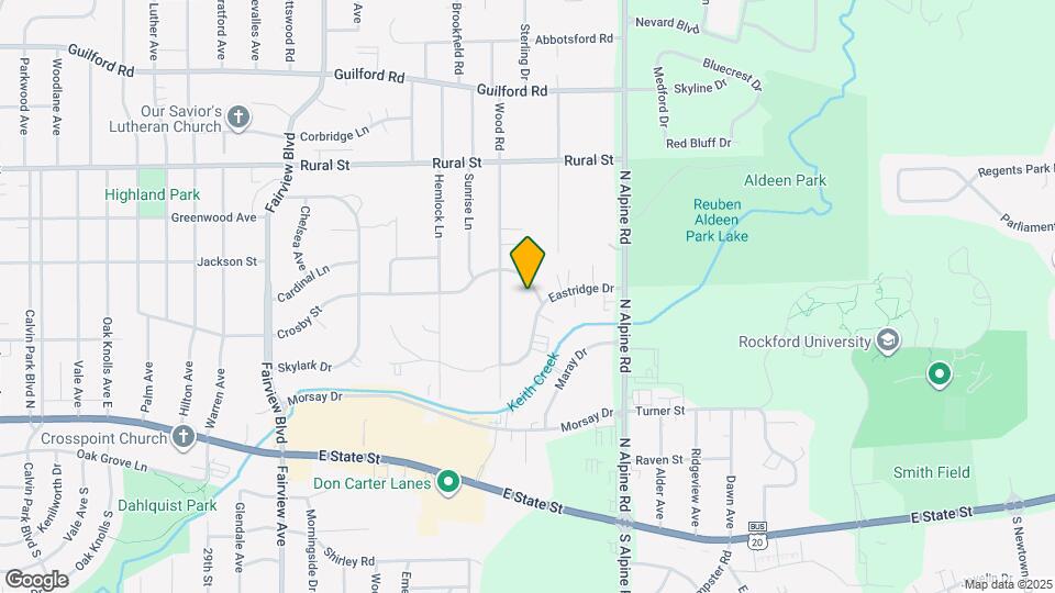 4121 Crosby St Map and Location Details