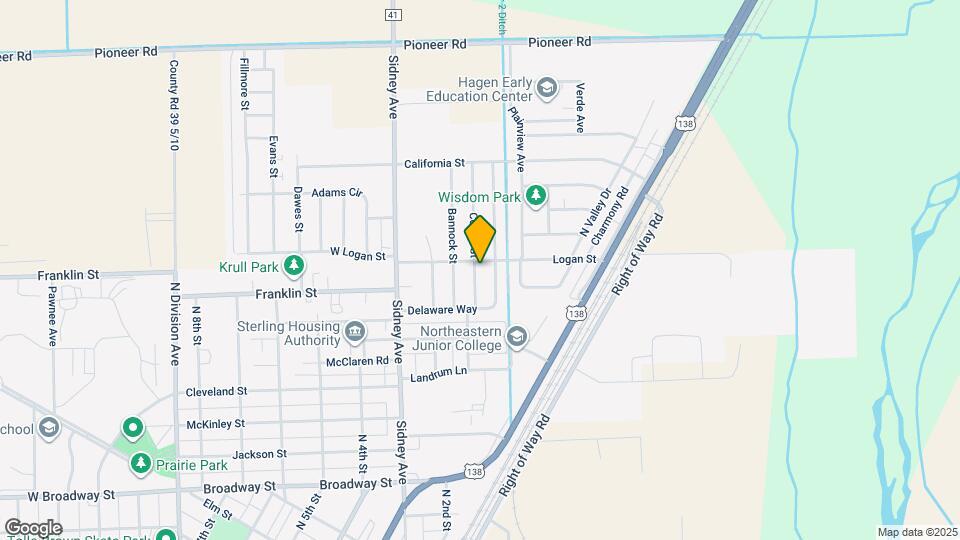 182 Cortez St Map and Location Details