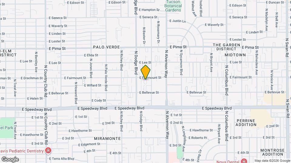 3736 E Fairmount St Mapa y Detalles de la Ubicación