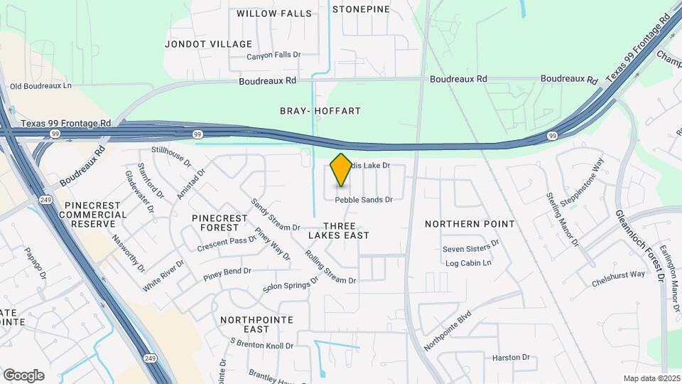 19710 Twisted Creek Dr Map and Location Details