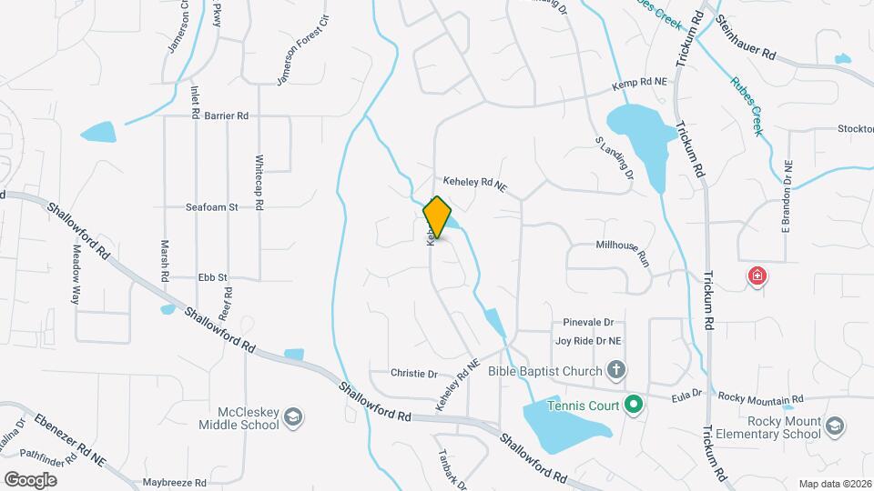 4281 Keheley Lake Dr Map and Location Details