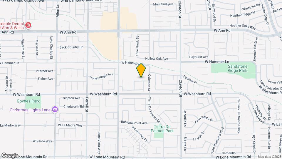 2506 Roaring Lion Ave Map and Location Details