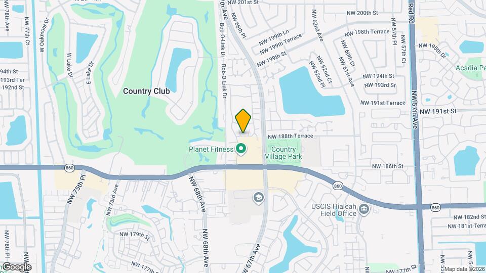 6742 NW 188th Ter Map and Location Details