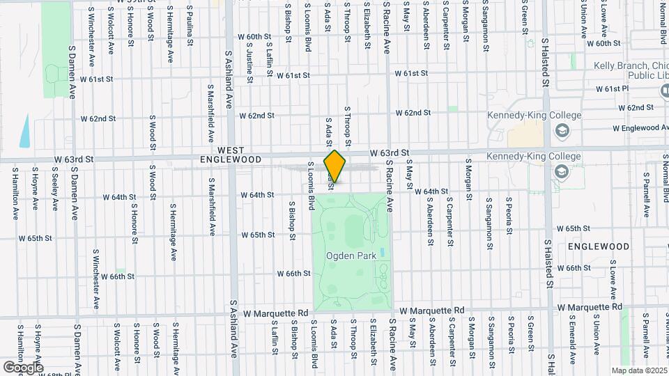 1324 W 64th St Map and Location Details