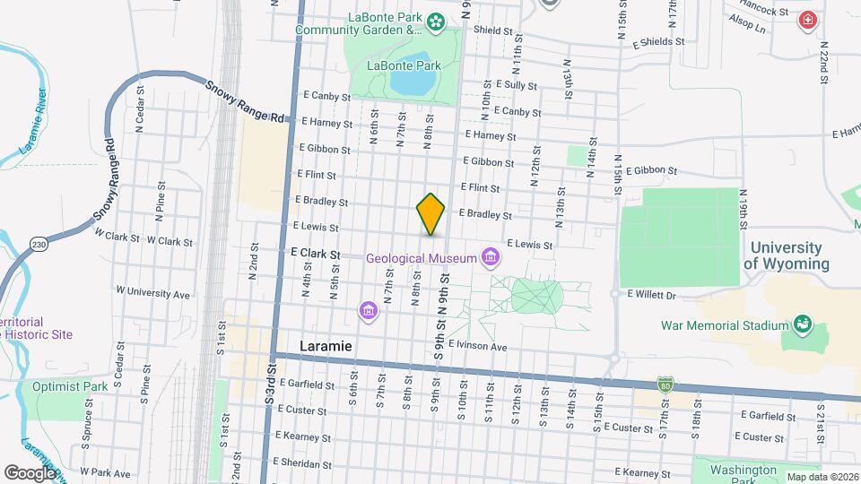 810 E Lewis St Mapa y Detalles de la Ubicación