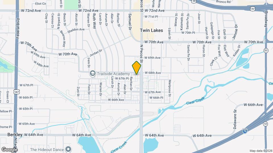 6768 Quivas Way Map and Location Details