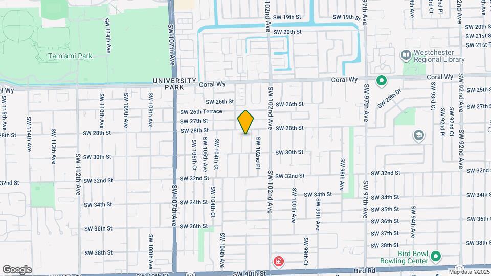 2835 SW 103rd Ct Map and Location Details