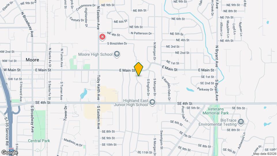 116 S Bouziden Dr Map and Location Details