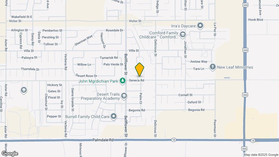 14513 Palm St Mapa y Detalles de la Ubicación