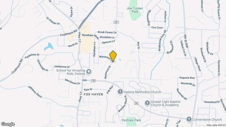 8235 Wynwood Dr Map and Location Details